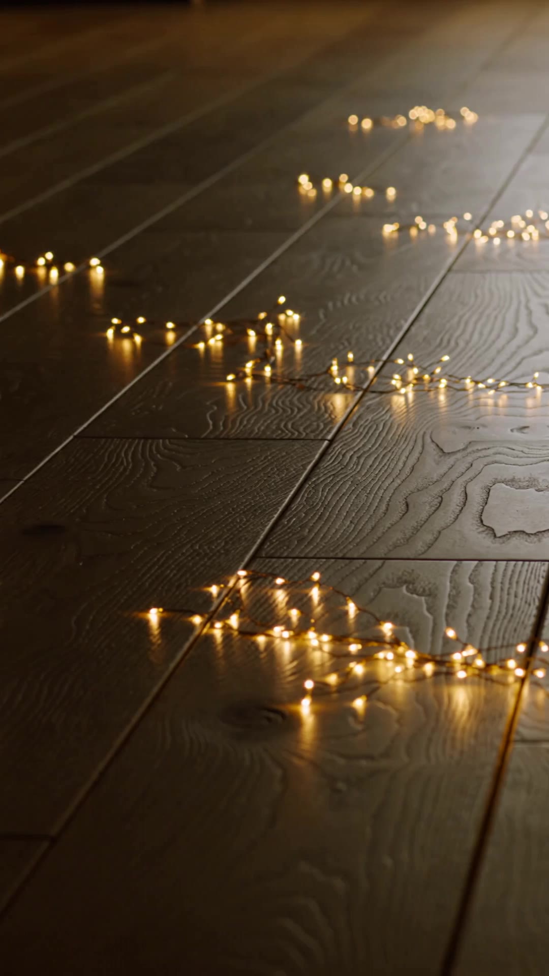 Warm Festive Floor Lights - floor transition ideas AI video