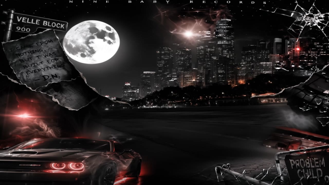 Kling AI work 319603070527844 - city album cover AI video