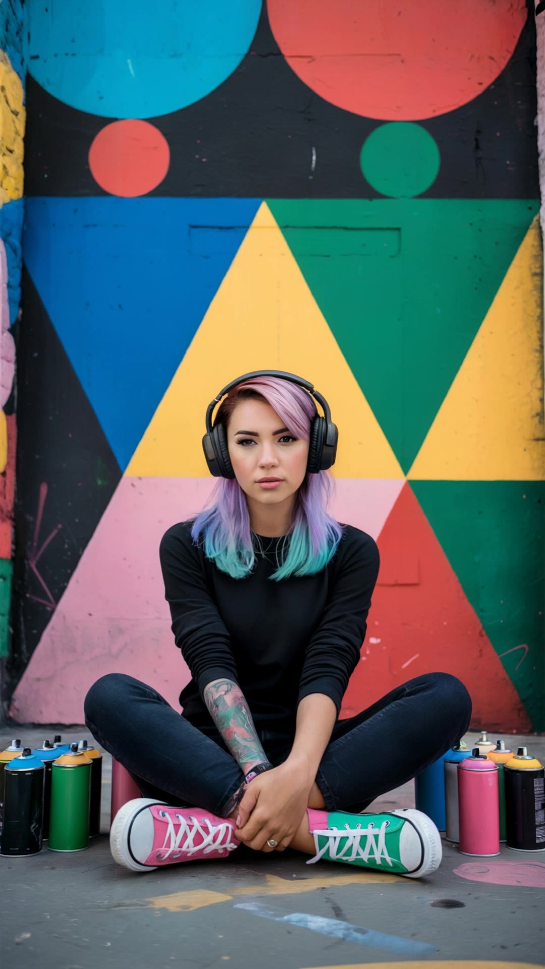 The color story - hair color for woman AI video