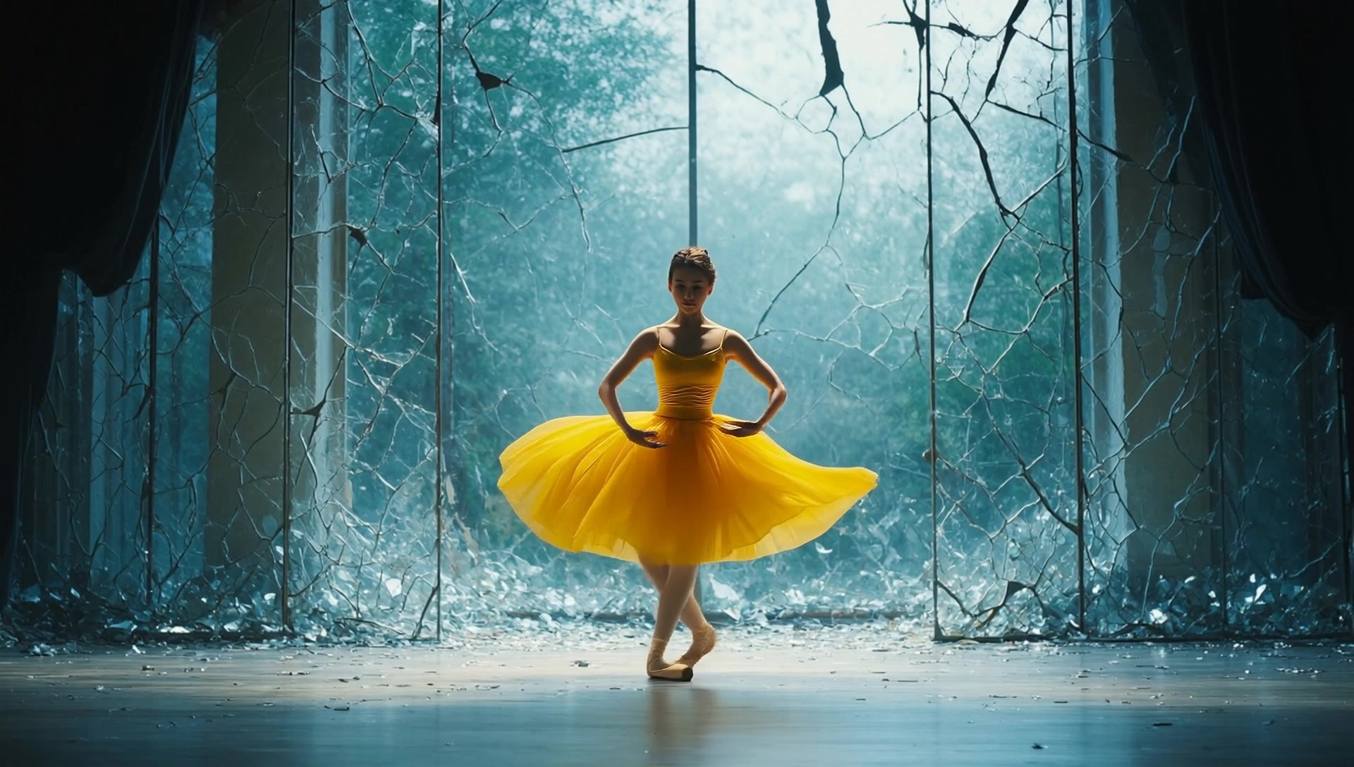 Ballerina's dance - dance style AI video