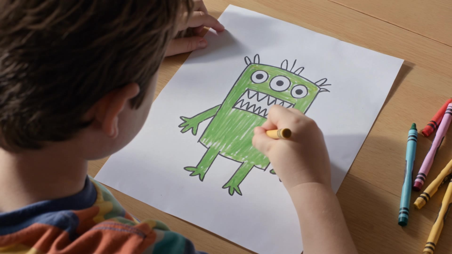 Kling AI work 317663406615898 - monster creator AI video