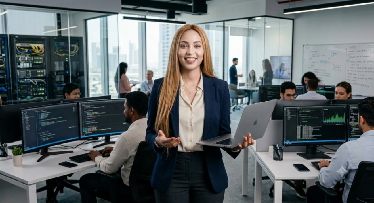 Kling AI work 317037932303221 - business desktop wallpaper AI video