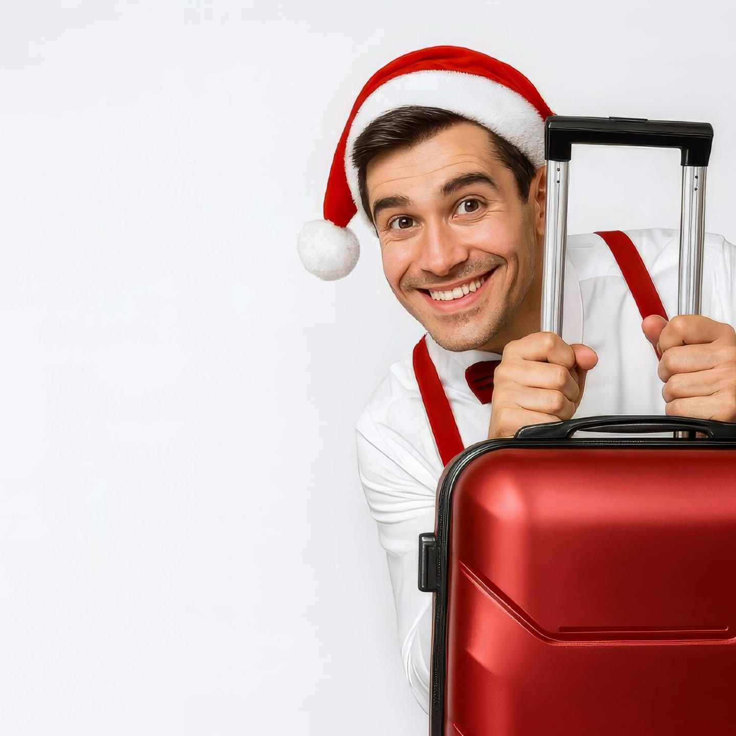man in a Santa - santa ai AI video
