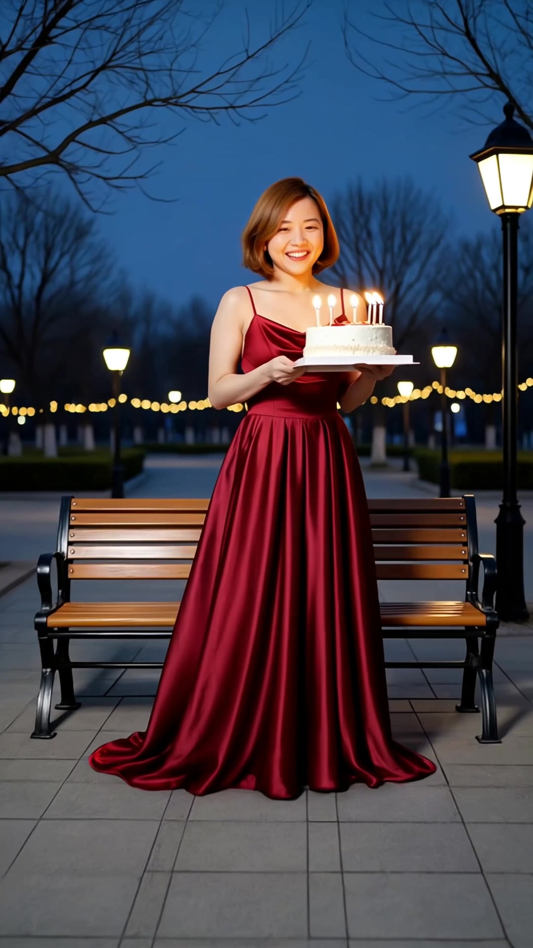 Kling AI work 316018914614606 - happy birthday scene AI video