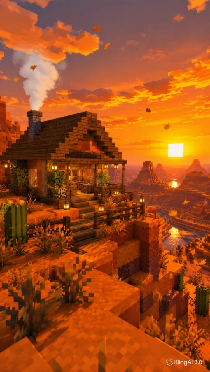 Minecraft  - flies minecraft AI video