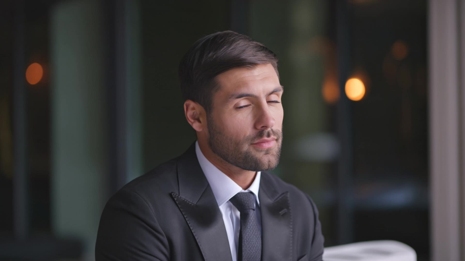 Kling AI work 304699724653432 - medium haircuts for men with straight hair AI video