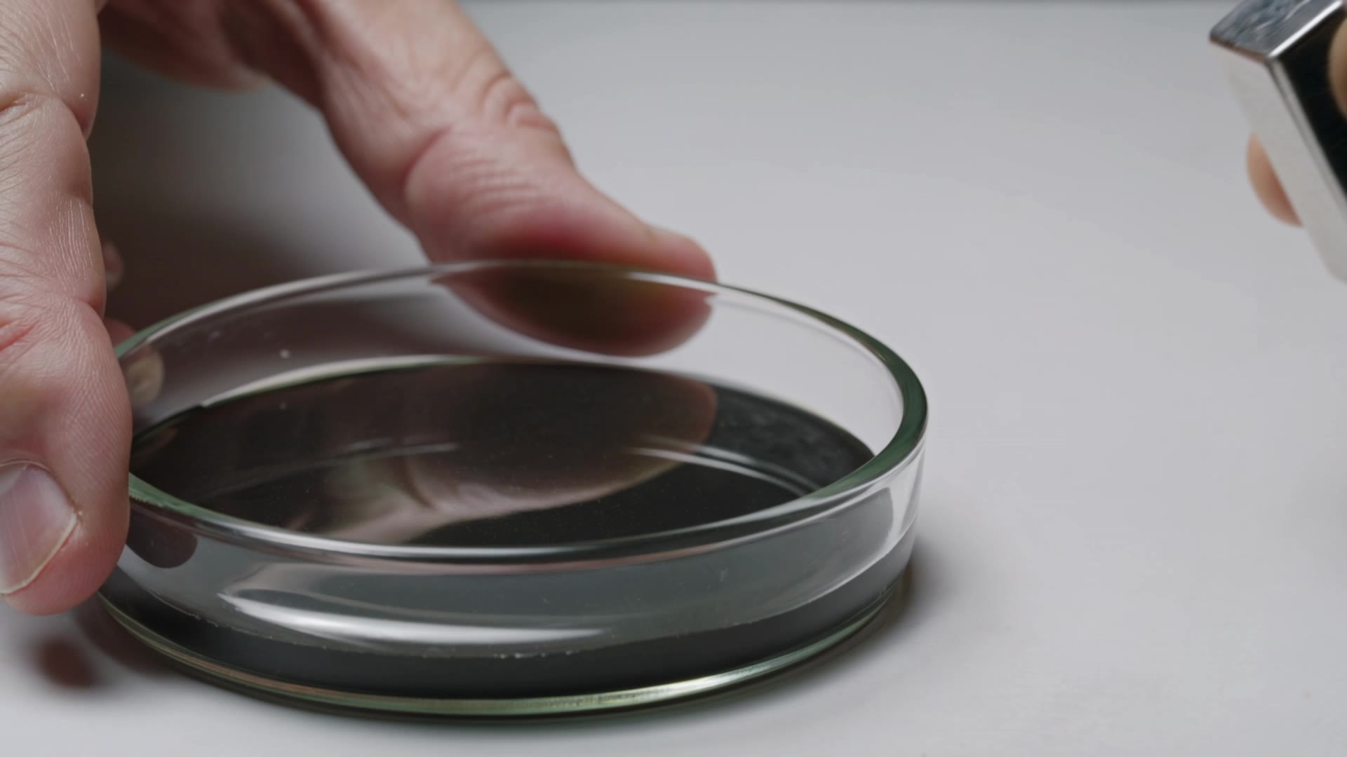 Ferrofluid Black Simbiote - black tendrils AI video