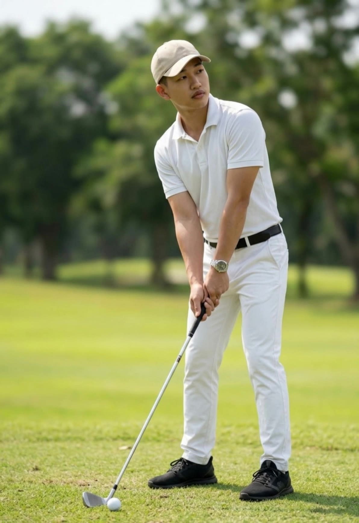 Kling AI work 306958491610068 - golf banner design AI video