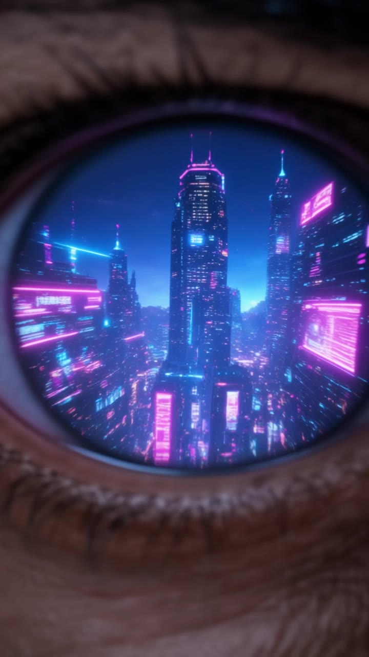 Kling AI work 311675263610283 - fingers cyberpunk AI video