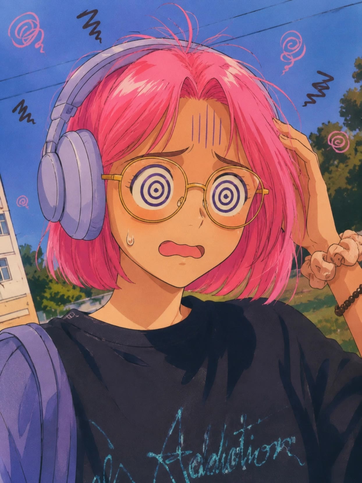 dizzy eye - anime girl generator AI video