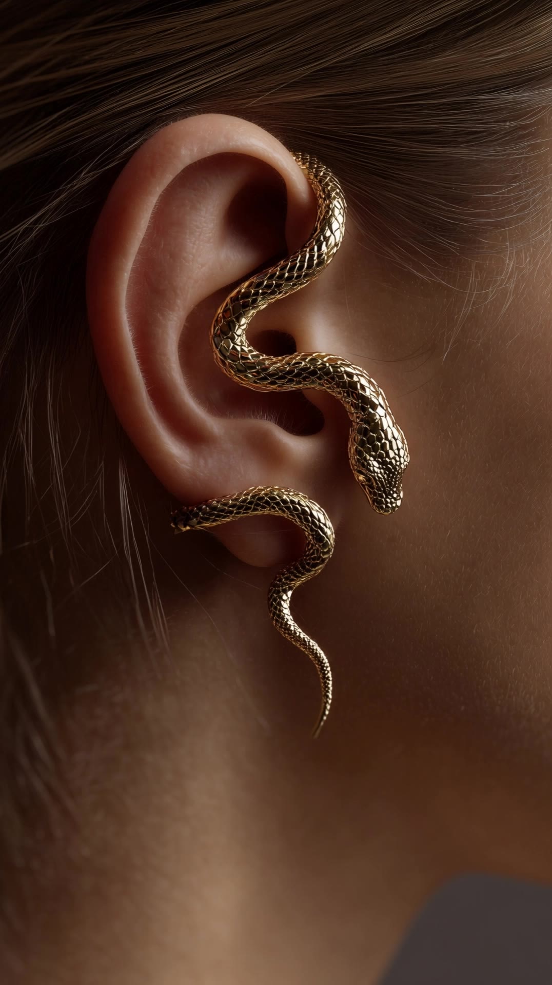 WHEN JEWELRY BREATHES - snake try on AI video