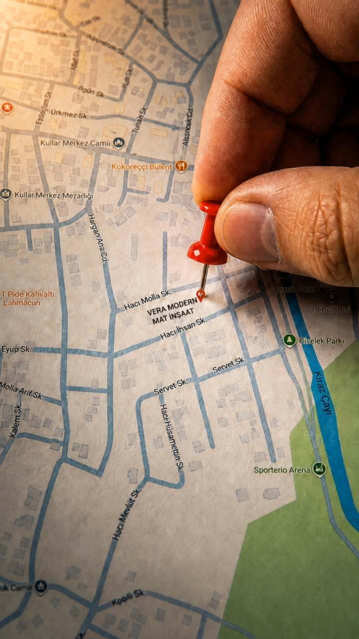 Architectural Map Reveal - word map generator AI video