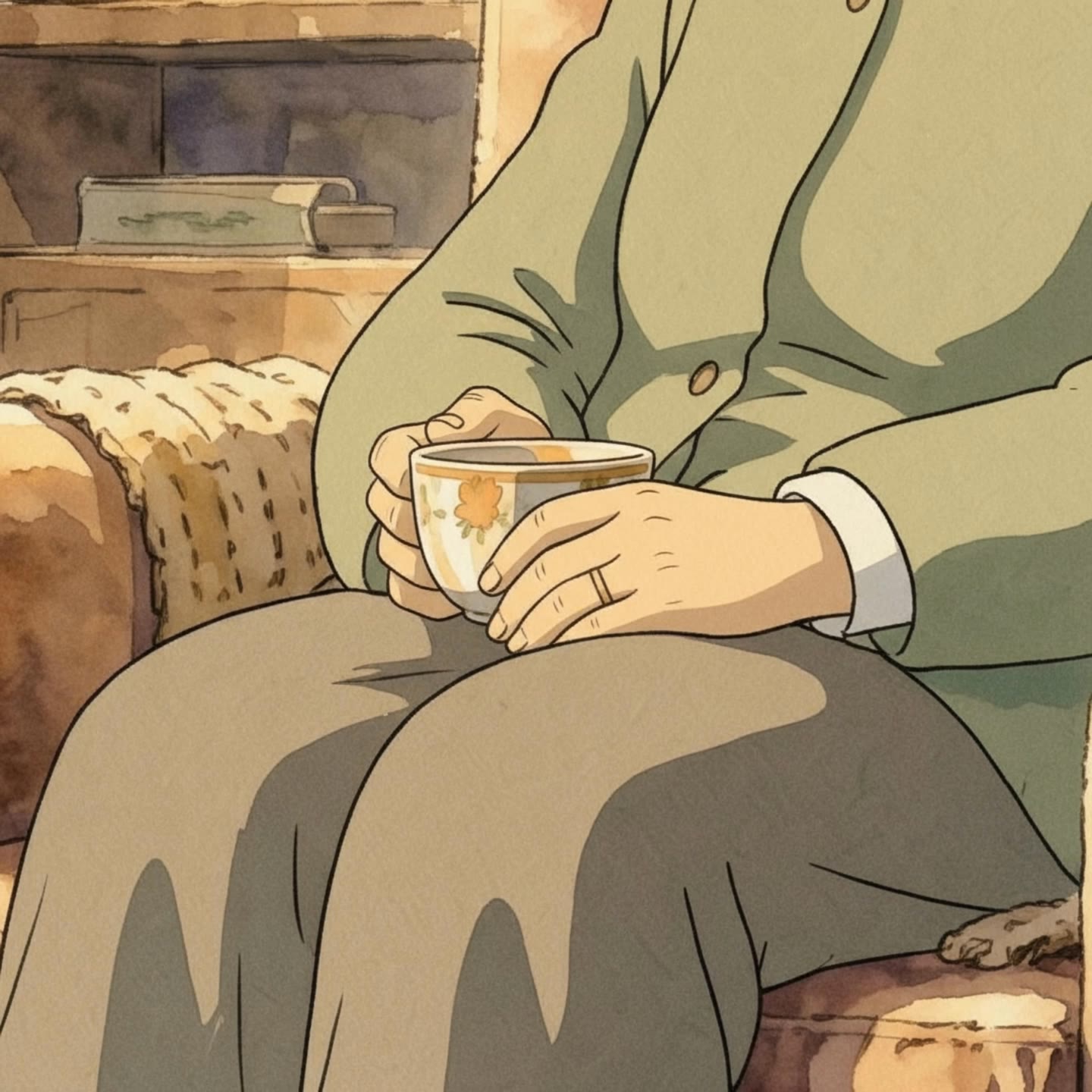 aging hands - drawings of anime hands AI video