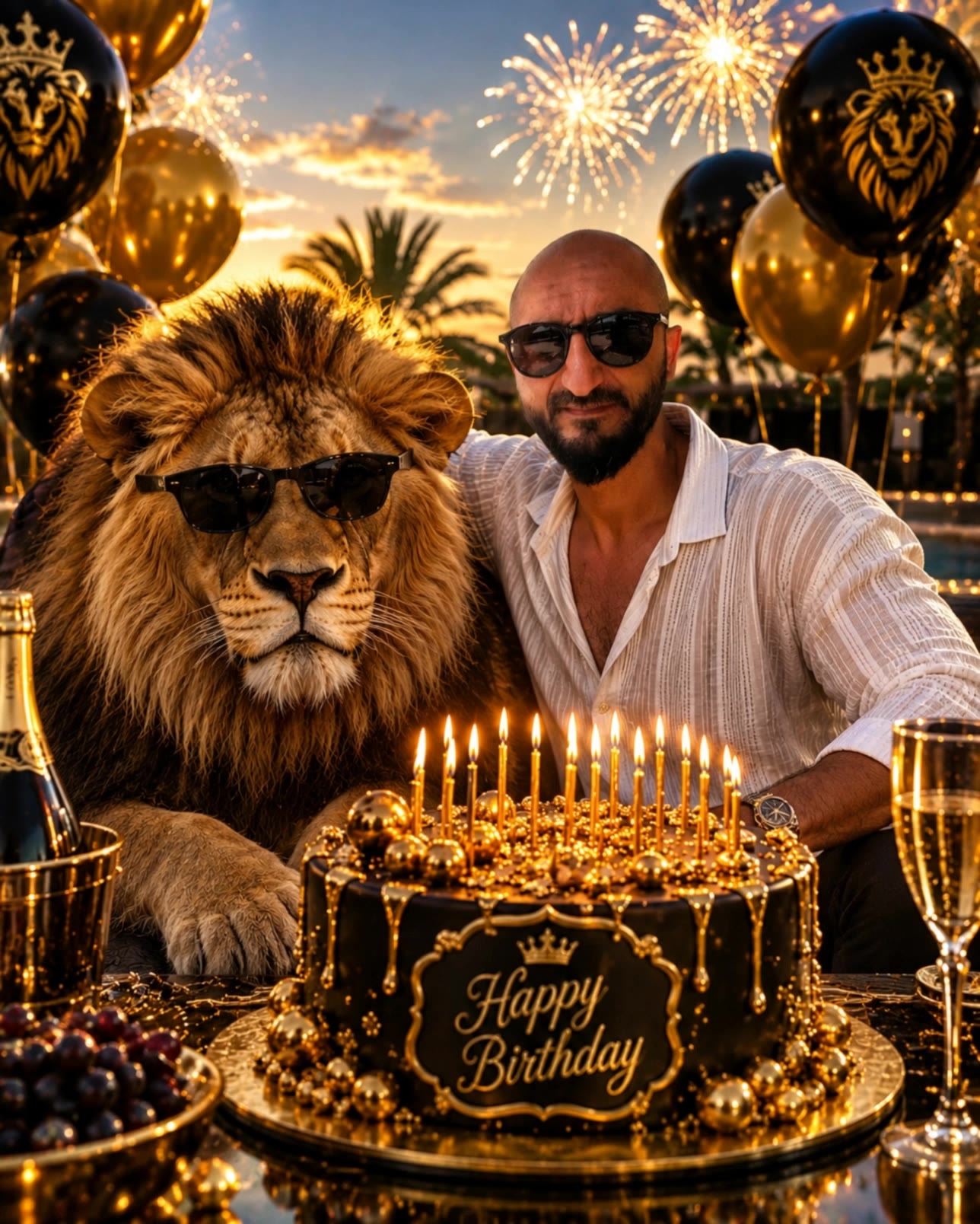 Kling AI work 317185283320455 - happy birthday scene AI video