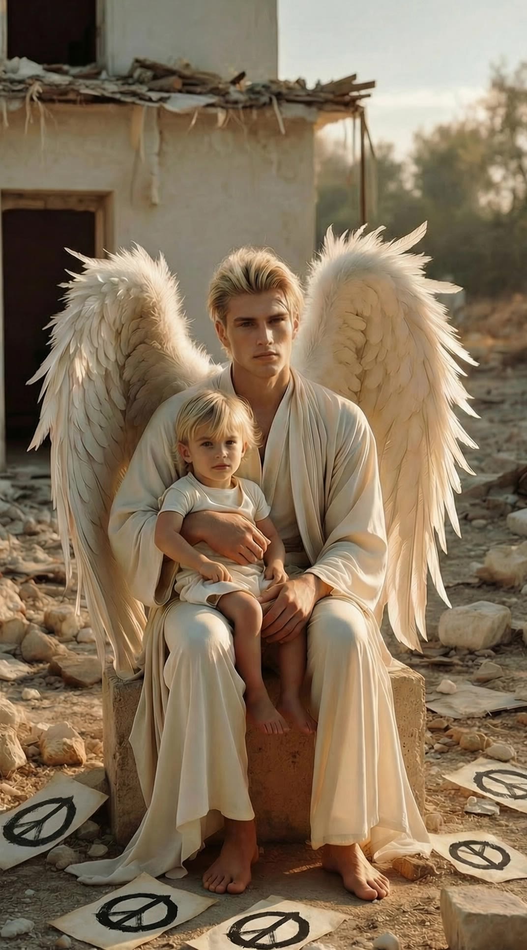 Angels for Peace - angels lipsync AI video