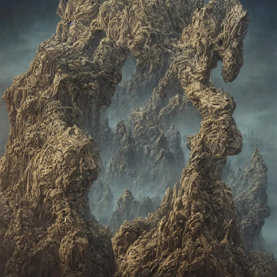 Rock Transforming - rock animation AI video