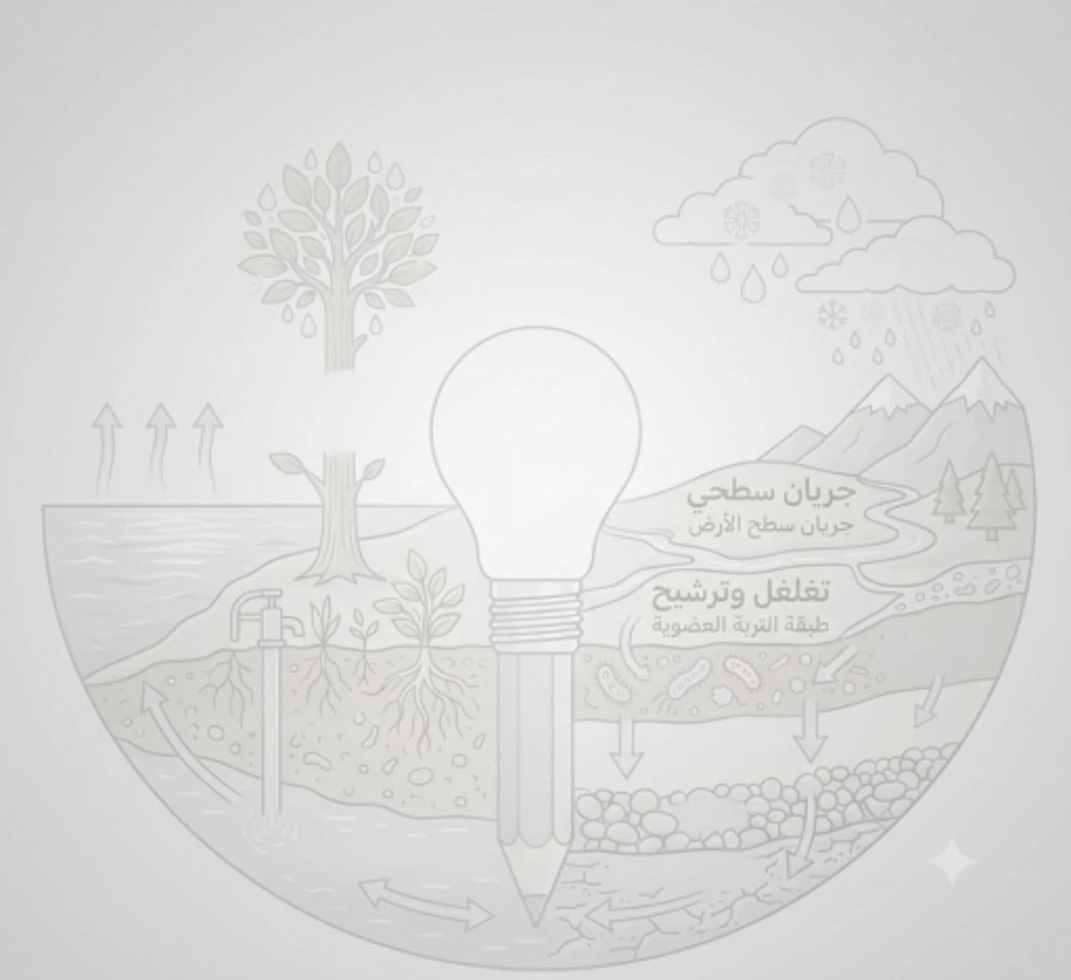 water natural circuit & filter - explainer videos AI video