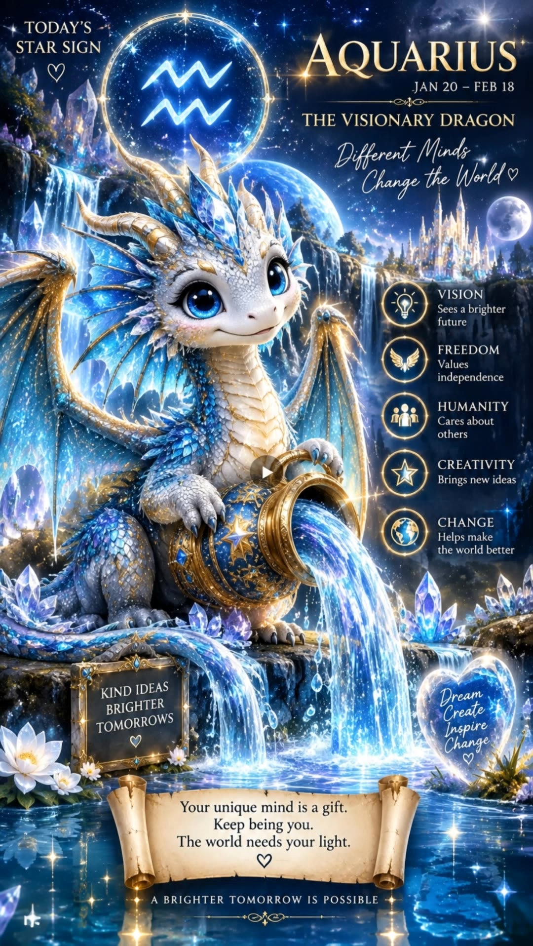 Aquarius - magic ai AI video