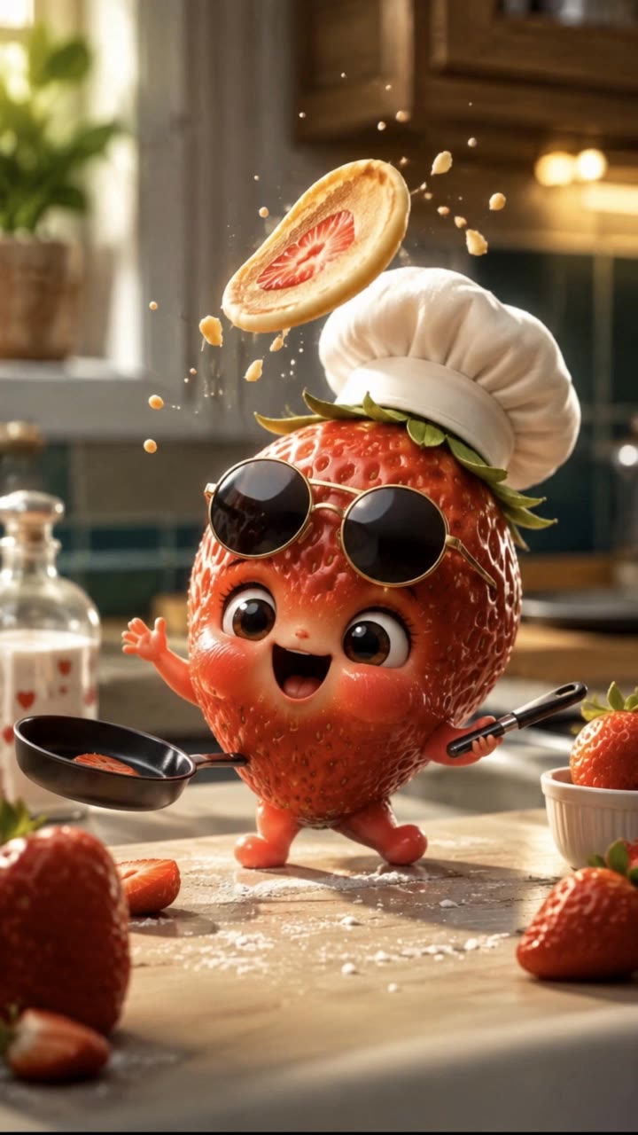 Baby strawberry chef - ai baby video maker free AI video