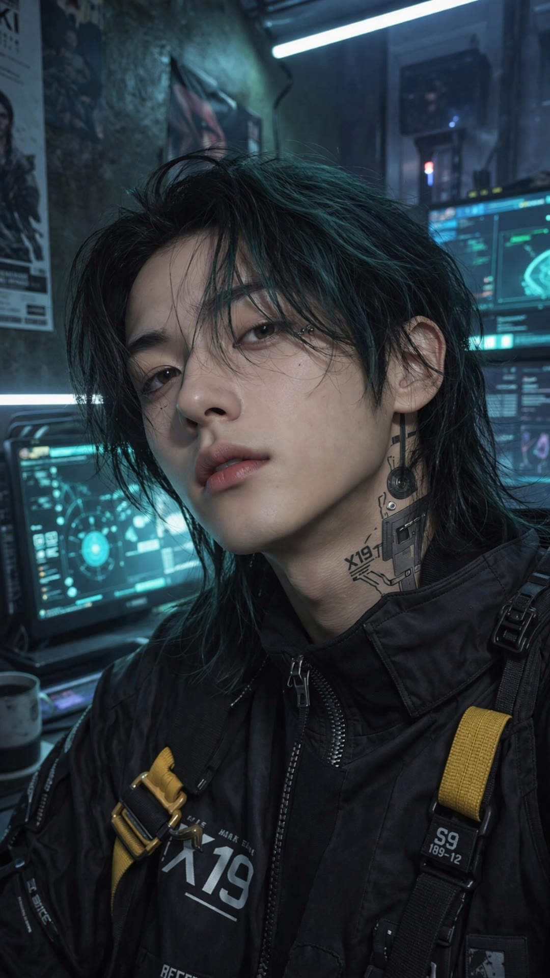cyberpunk boy - cyberpunk wallpaper AI video