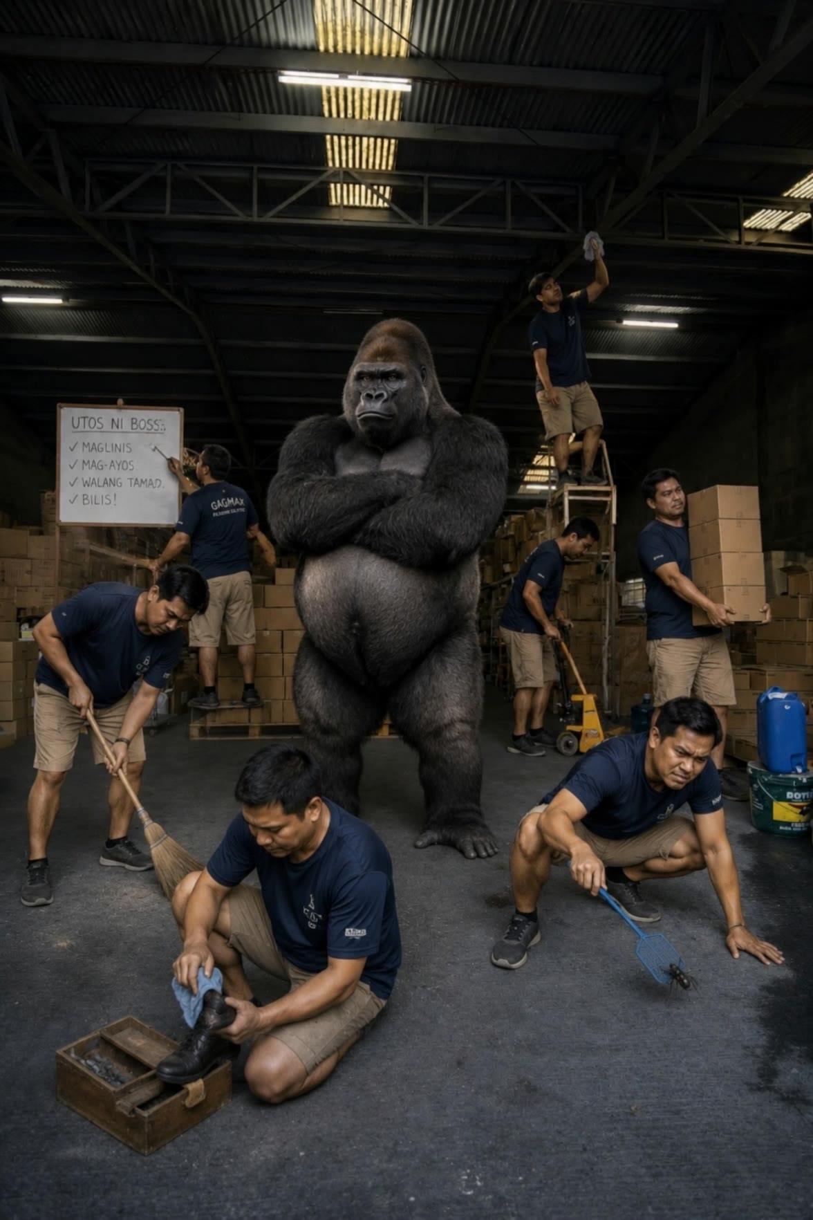 The Boss Gorilla - gorilla tattoo ideas AI video
