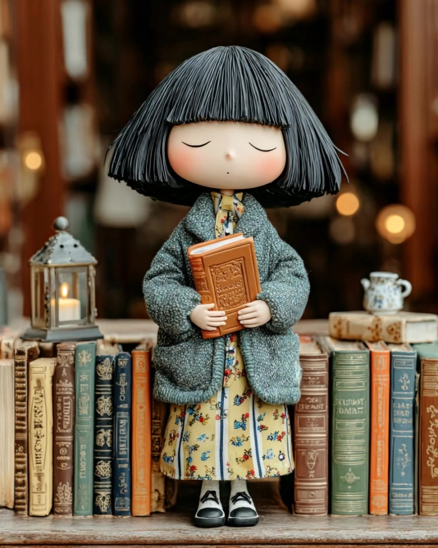 When Memories Turn Pages - dreamy background AI video
