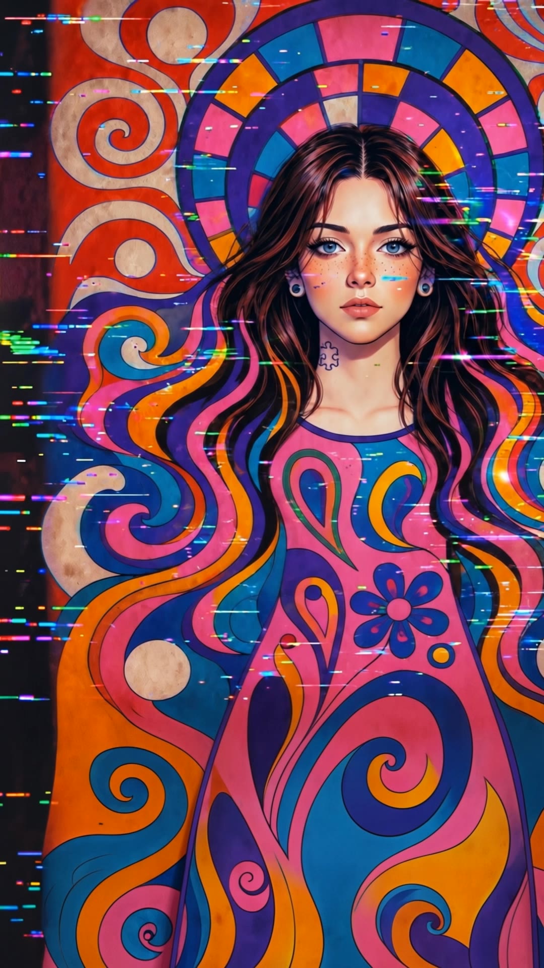 Psychedelic flow - flow frames AI video