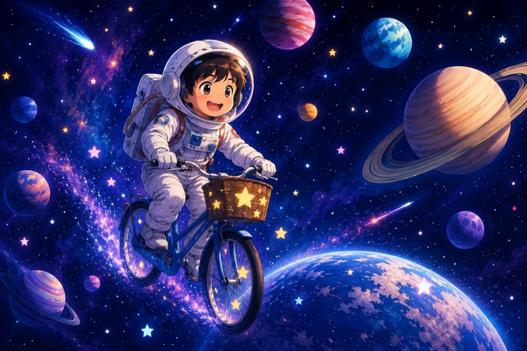 Kling AI work 310201375611012 - animated astronaut AI video