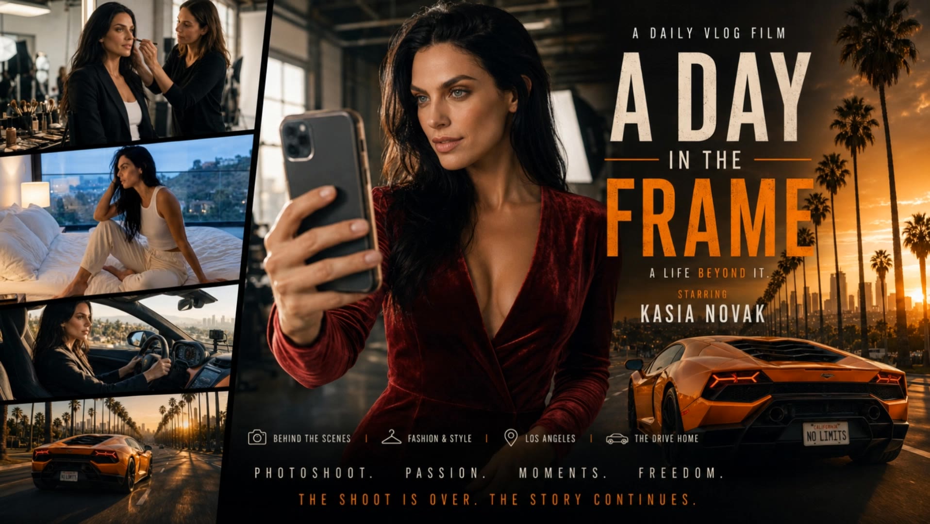 A day in the Frame - video to frame AI video
