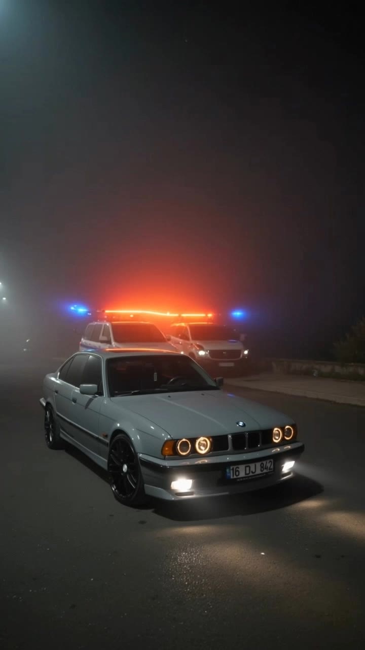 CAR RUN SCENE - 120 12 AI video