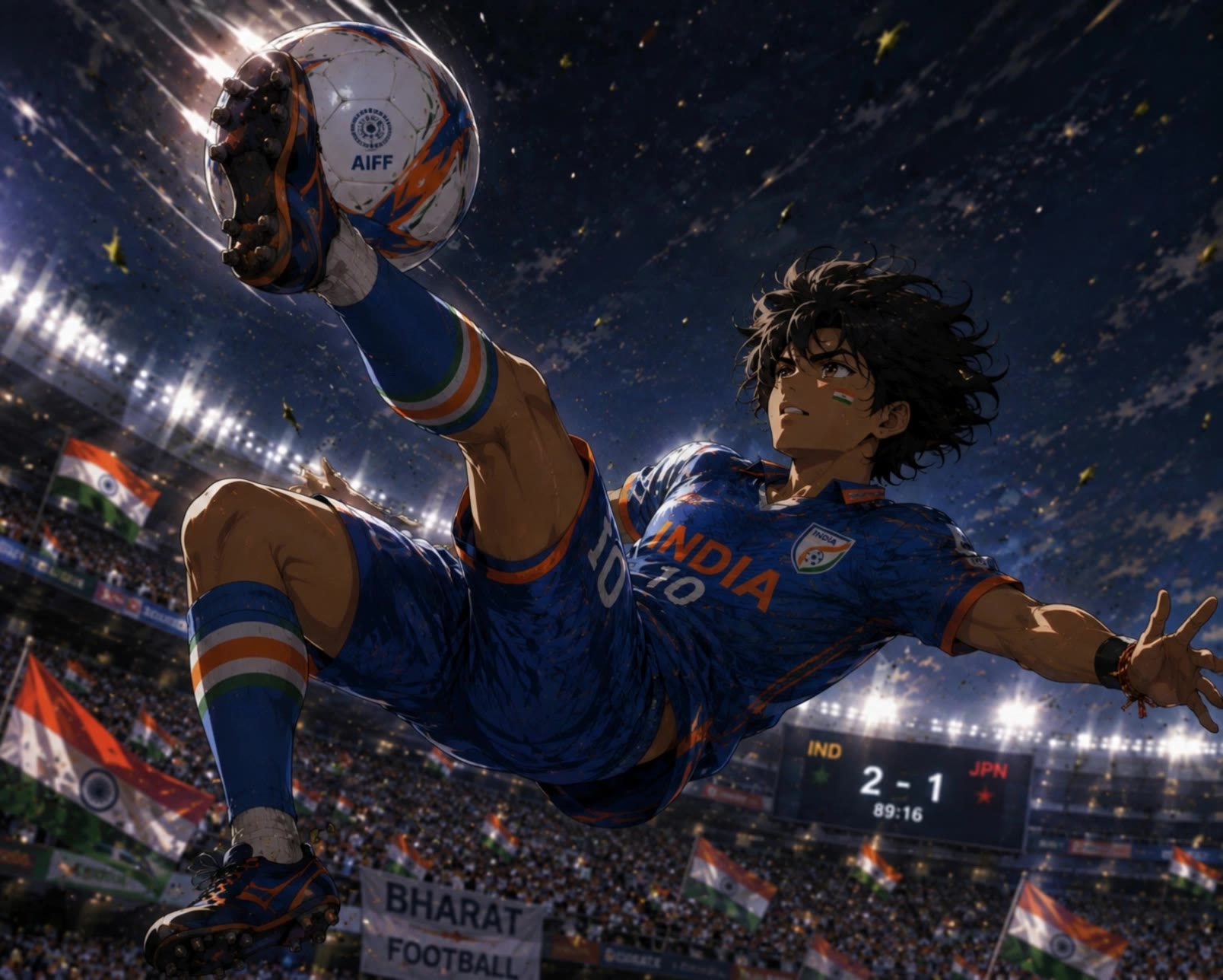 The Goal Post was Behind - bicycle kick AI video