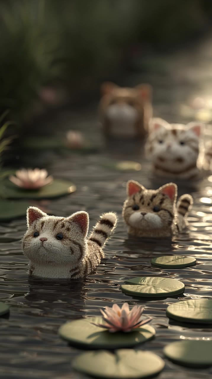 Kling AI work 299827447300824 - sloth swimming AI video