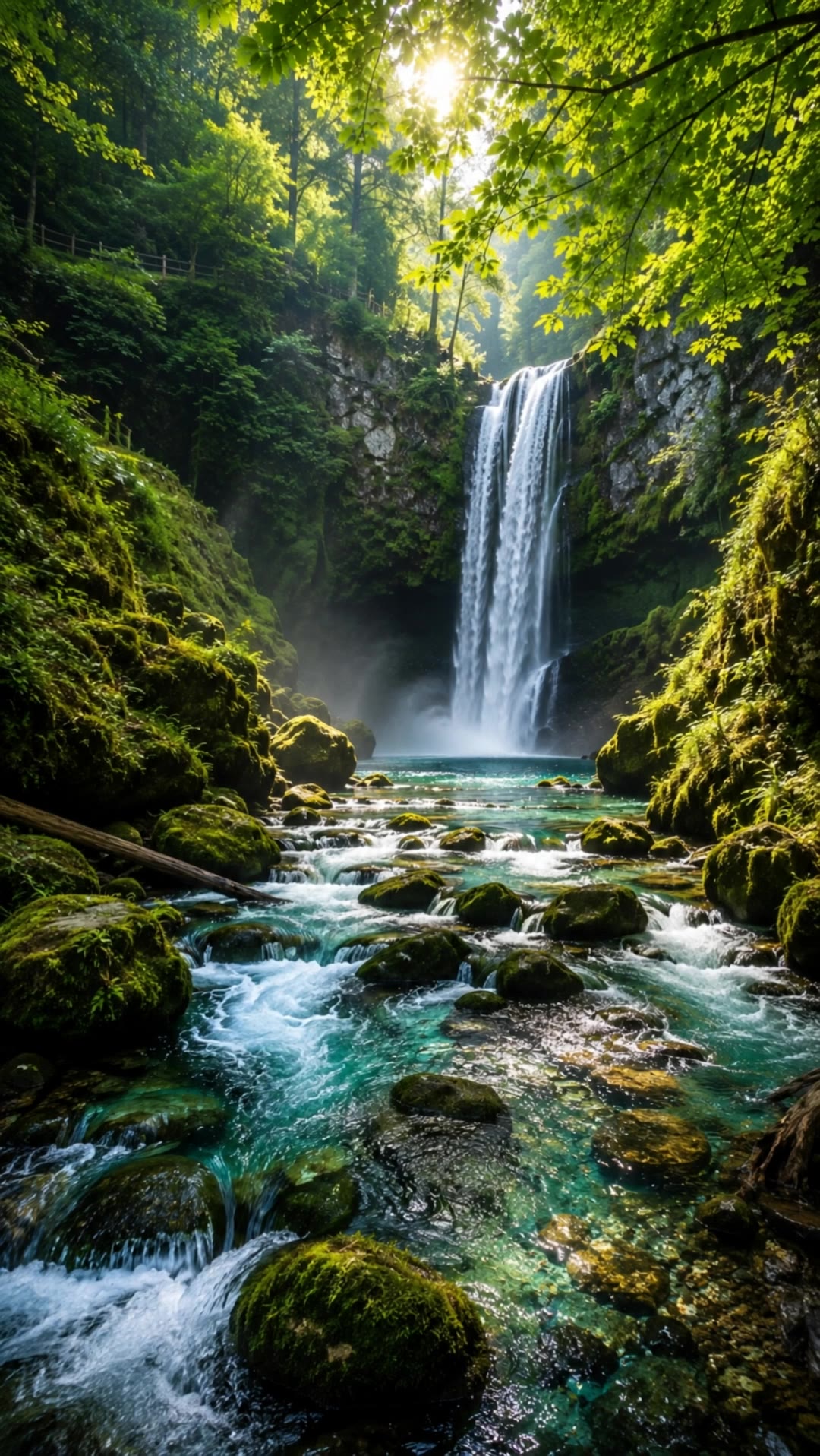 Kling AI work 313405452613978 - motion waterfall picture AI video