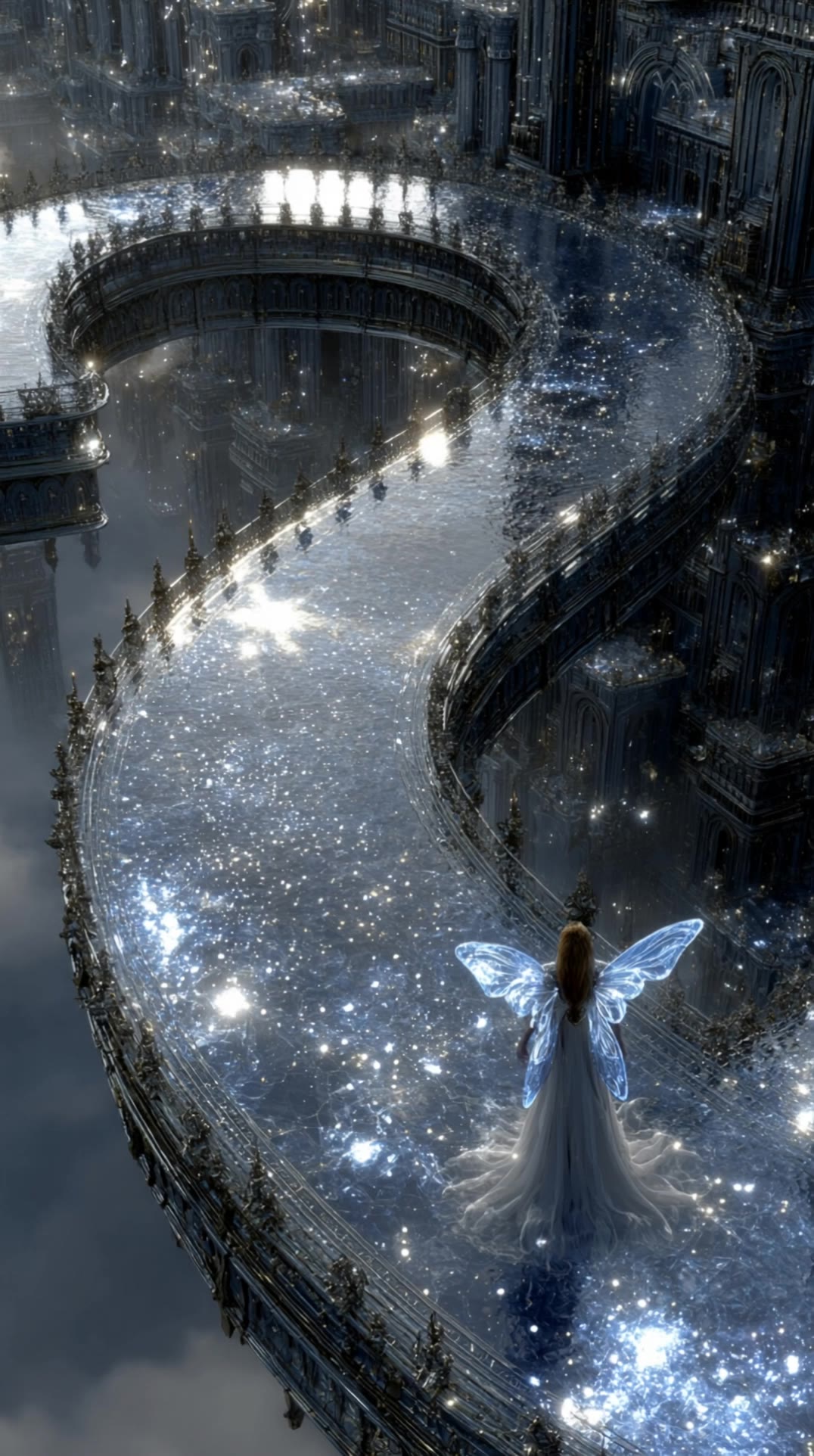 Ice Skating into 2026 - ice scene AI video