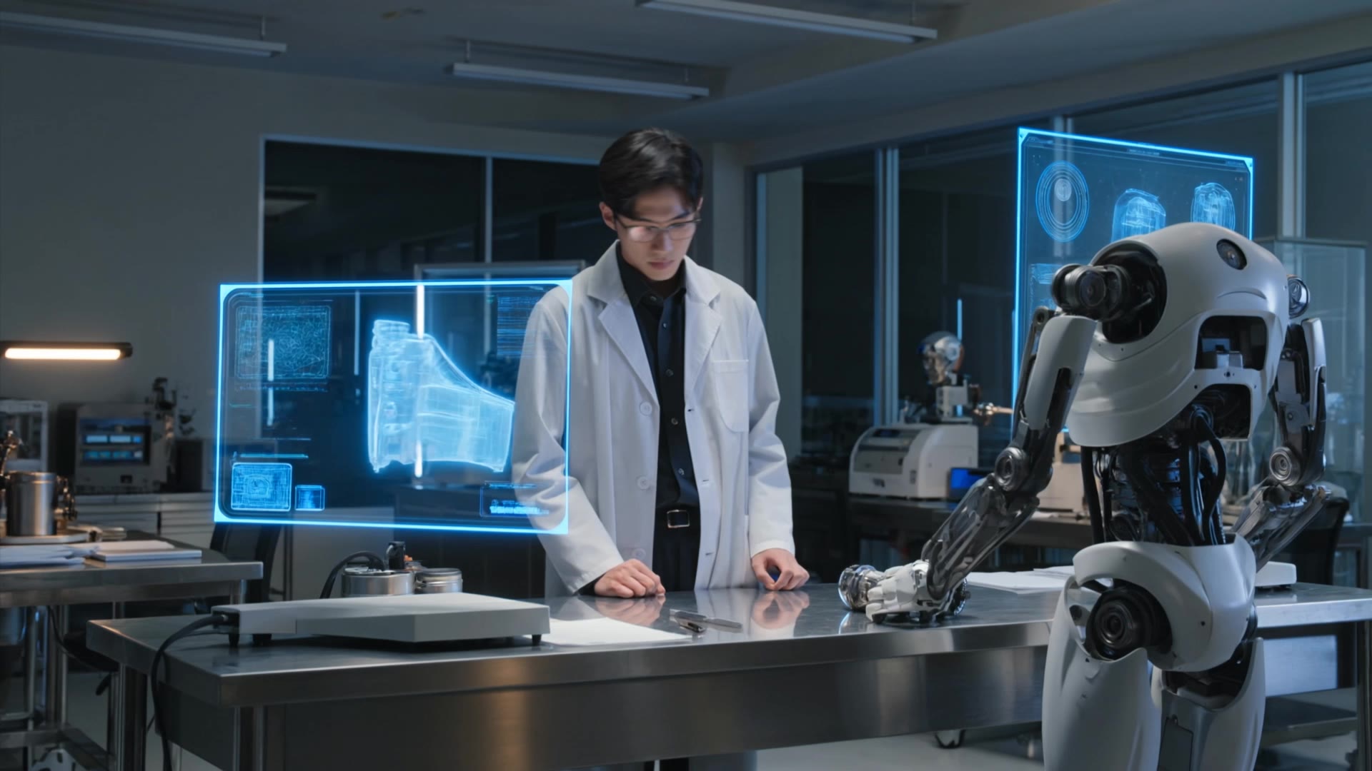 Kling AI work 317665334505722 - realtime robotics AI video