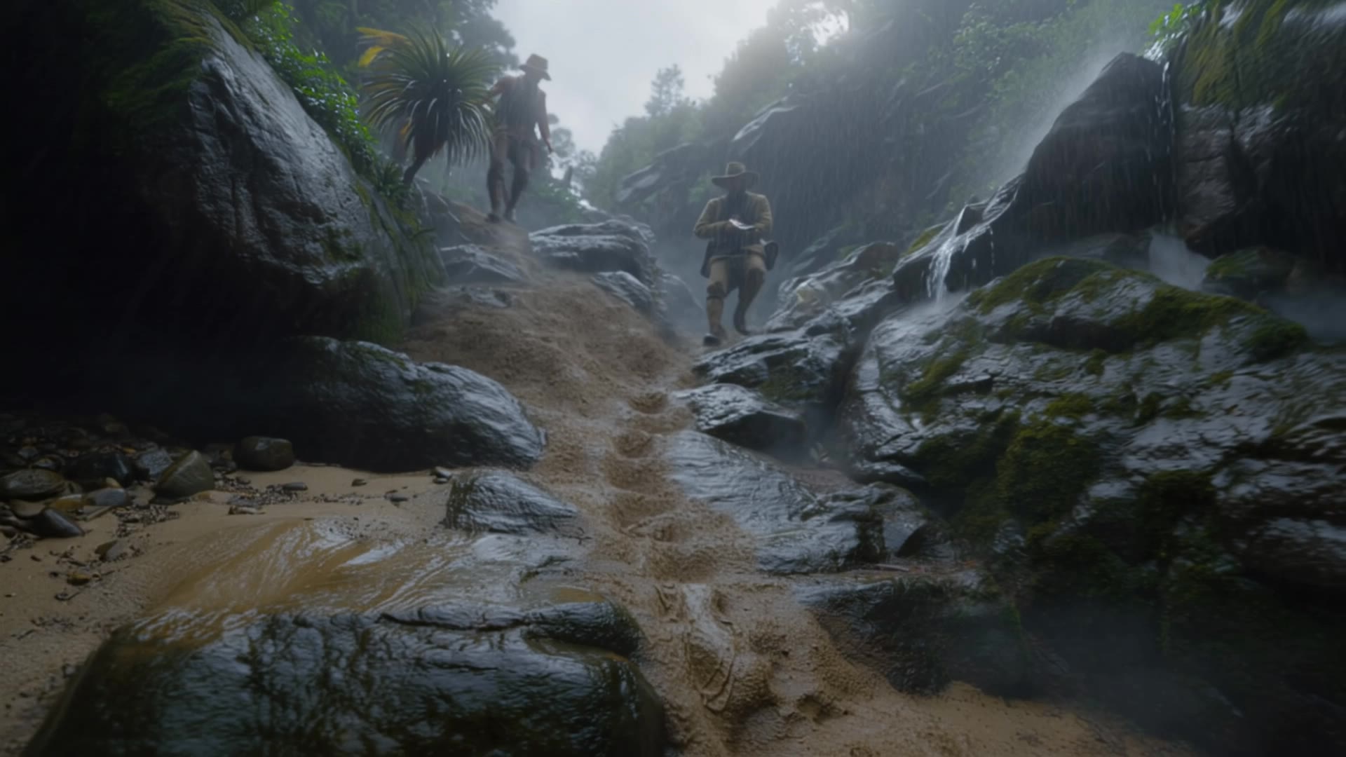 Tiger Chase - tiger scene AI video