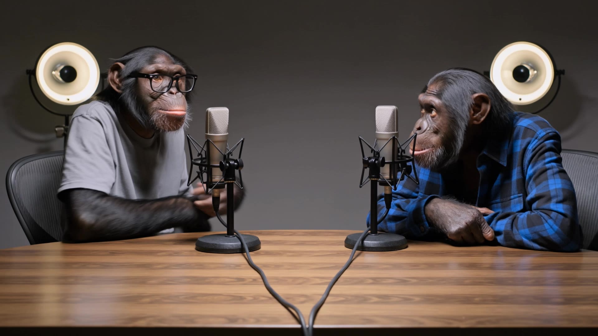 Kling AI work 309869516611017 - podcast logos AI video