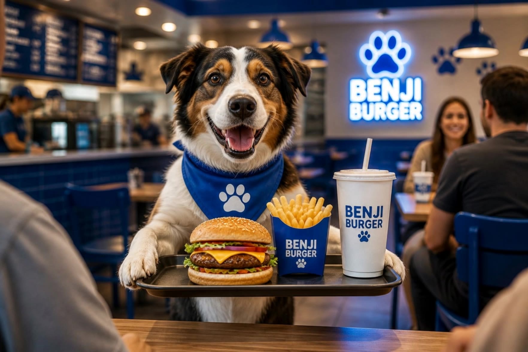 Benji Burger 2 - burger desktop wallpaper AI video