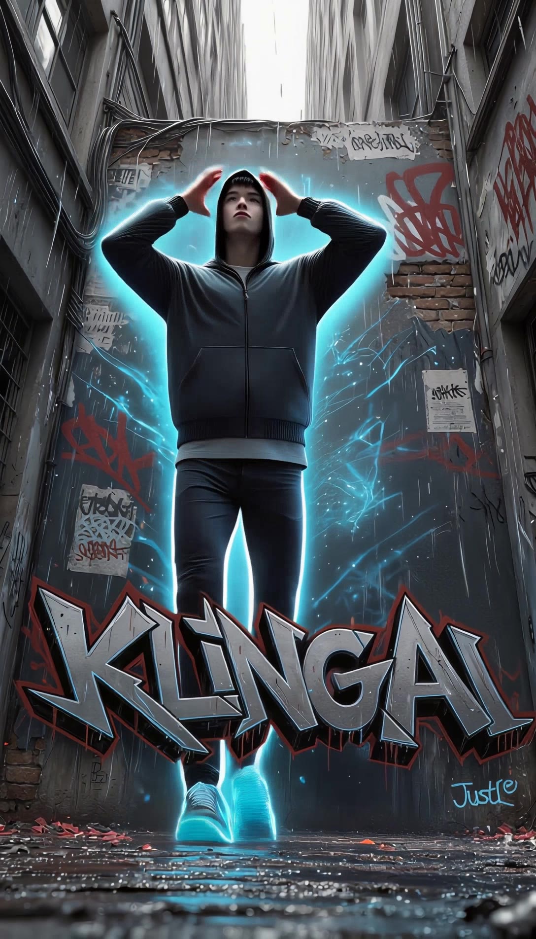 Kling AI work 299803248502100 - graffiti a AI video