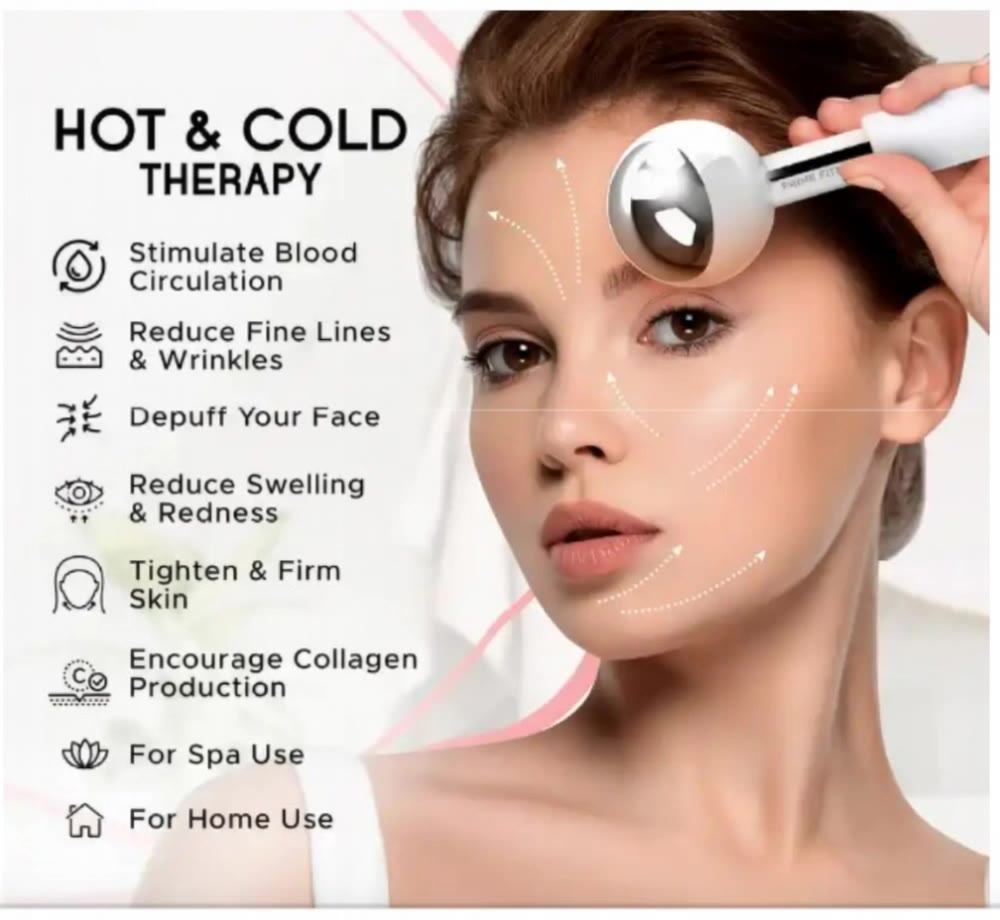 Ice Globes for Facials - massage desktop wallpaper AI video