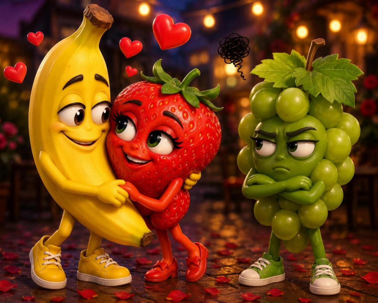 Kling AI work 313203465663703 - cartoon hug AI video