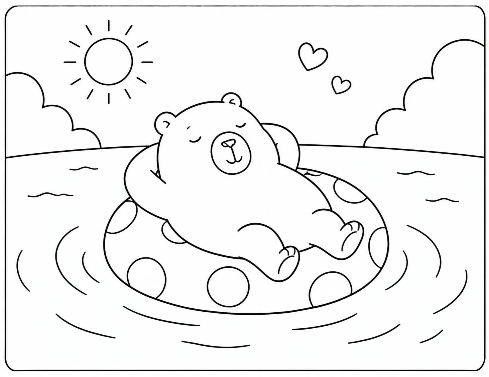 Does Capybara need to stay cool - anime cool images AI video