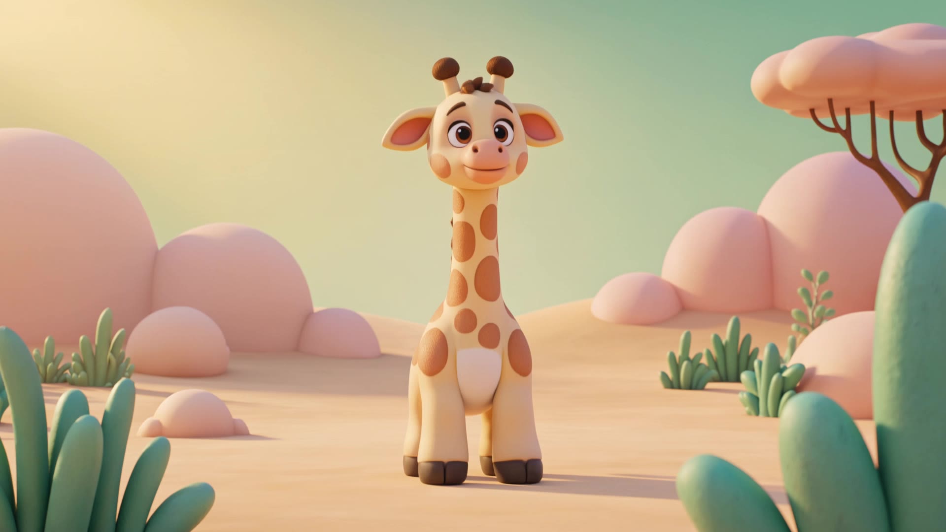Kling AI work 308854796522877 - colors of a giraffe AI video