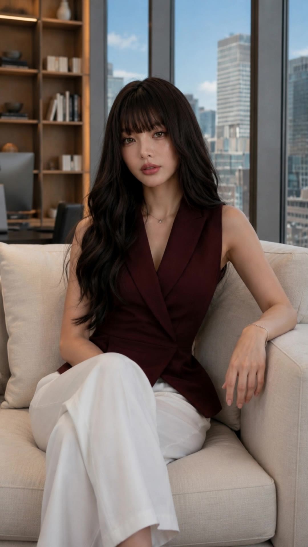 Kling AI work 317478724661439 - medium long hair hairstyles men AI video