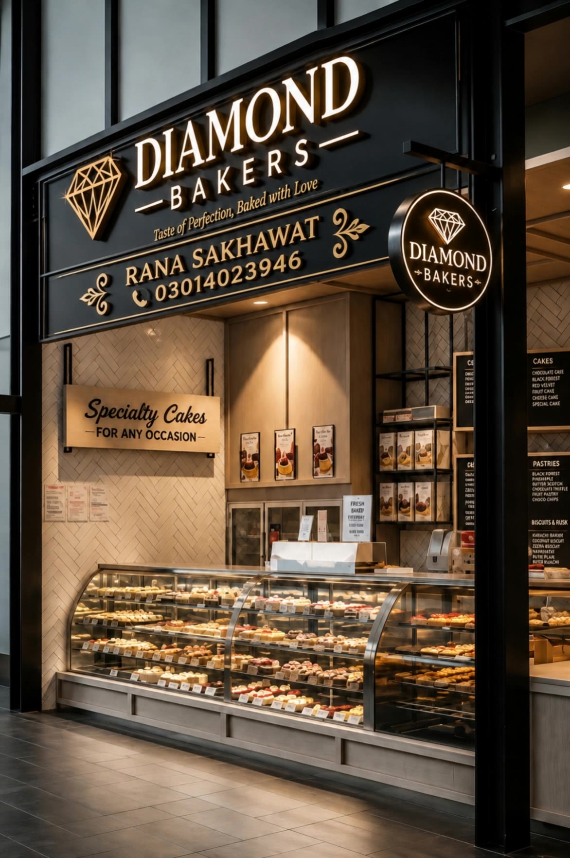 Kling AI work 316934565528497 - bakery logo ideas AI video