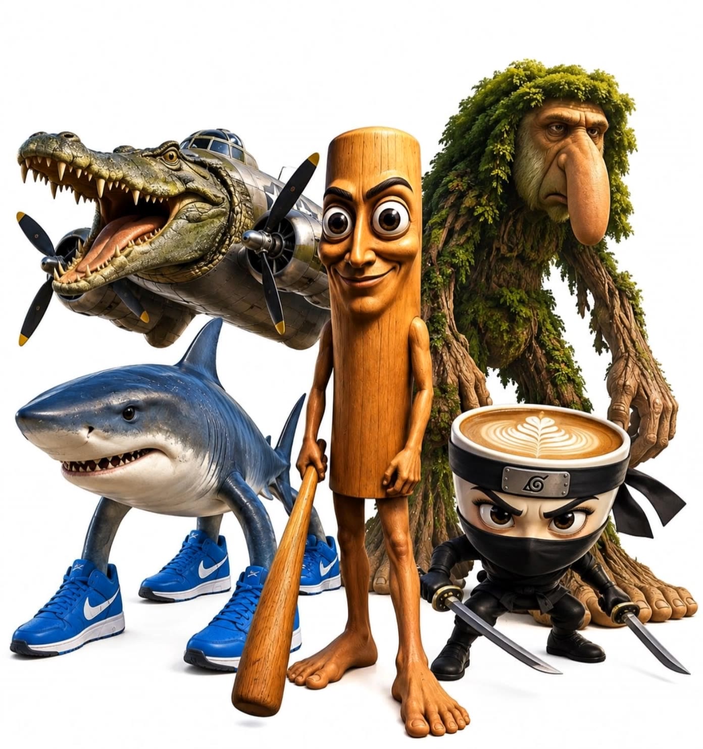 Tung Sahur race - brainrot video AI video