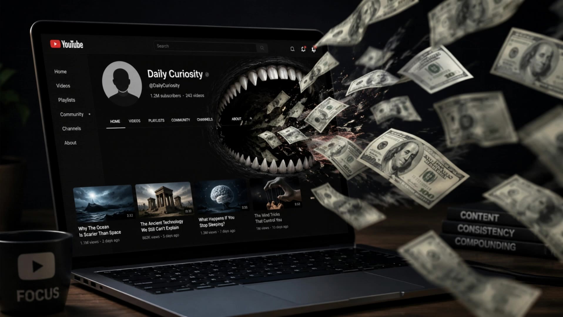 Money - c control money of soul and possibility AI video