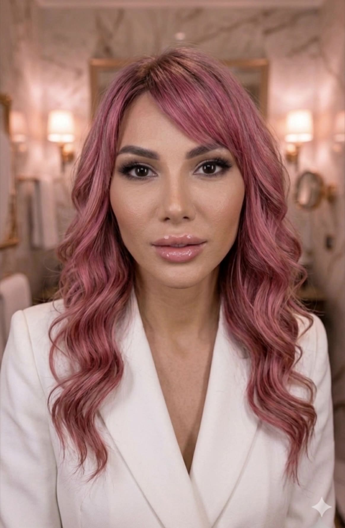 Kling AI work 310578502663608 - change hair color AI video