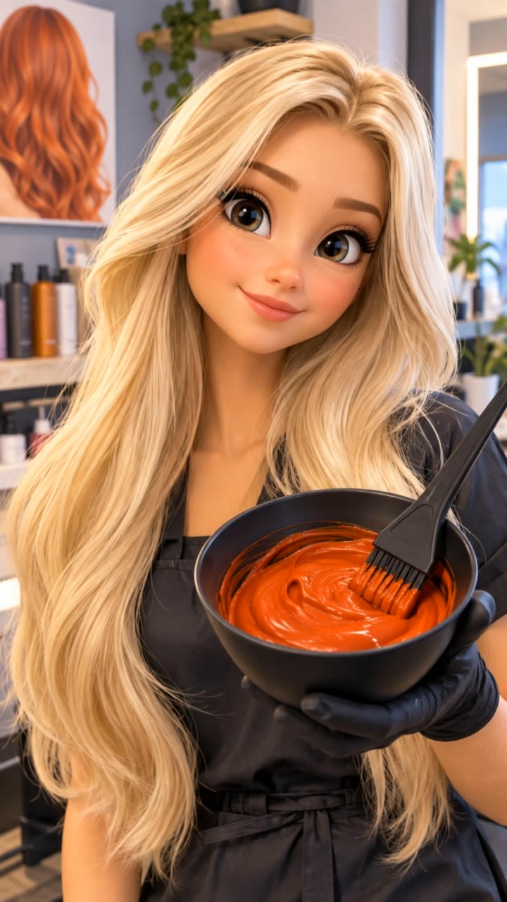 Kling AI work 321864833661896 - hair dye colors for black hair AI video
