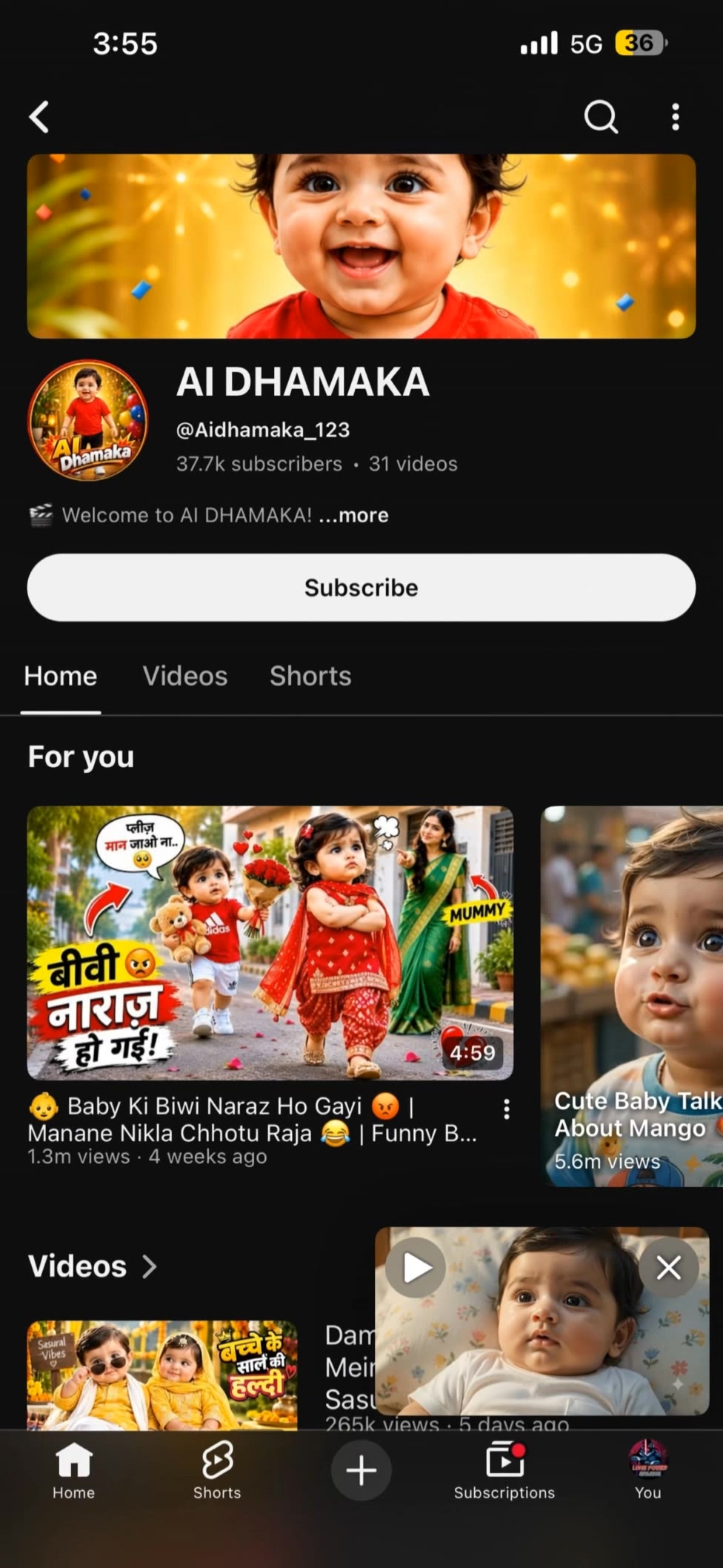 Child cute video - baby ai video generator AI video